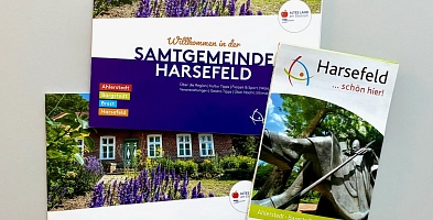 Broschüren der Samtgemeinde Harsefeld