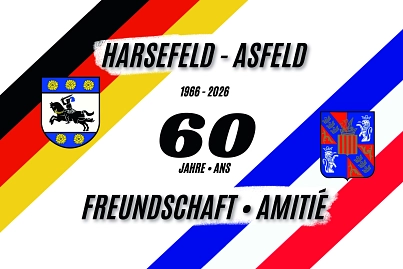 Aufkleber gestaltet zum Jubiläum der Freundschaft&nbsp;&copy;&nbsp;Samtgemeinde Harsefeld