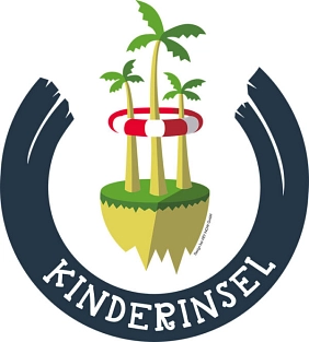 Das Symbol der Kinderinsel ist ein Schutzring in deren Mitte ein kleiner Rettungsring zu sehen ist, der drei Palmen umschließt.&nbsp;&copy;&nbsp;Samtgemeinde Harsefeld
