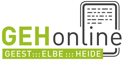 Logo GEH-Online Logo von GEH-online mit der Aufschrift:
GEH-online Geest, Elbe, Heide.