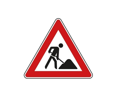Verkehrsschild-nr-123.jpg Schild Baustelle © Samtgemeinde Harsefeld