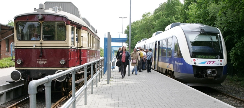 Wumag und EVB Bahnhof Harsefeld